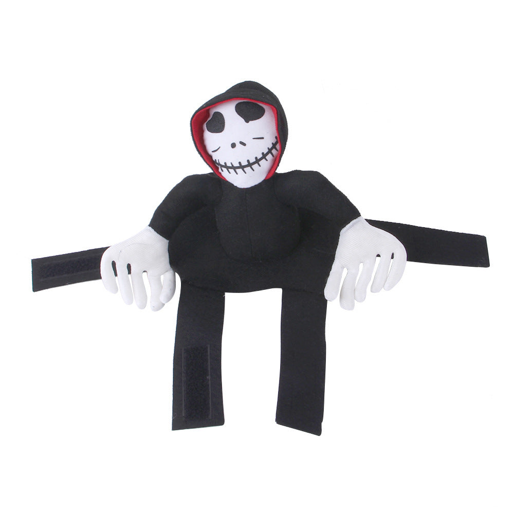 Funny Grim Reaper Pet Costume – Halloween Dog Cosplay Dress-Up