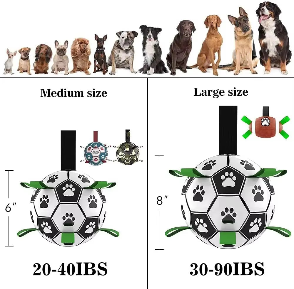 Interactive Inflatable Dog Soccer Ball for Large Dogs, Outdoor