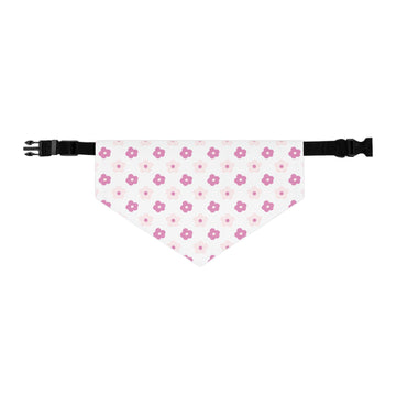 Flower Pattern 1 Pet Bandana Collar for Dogs