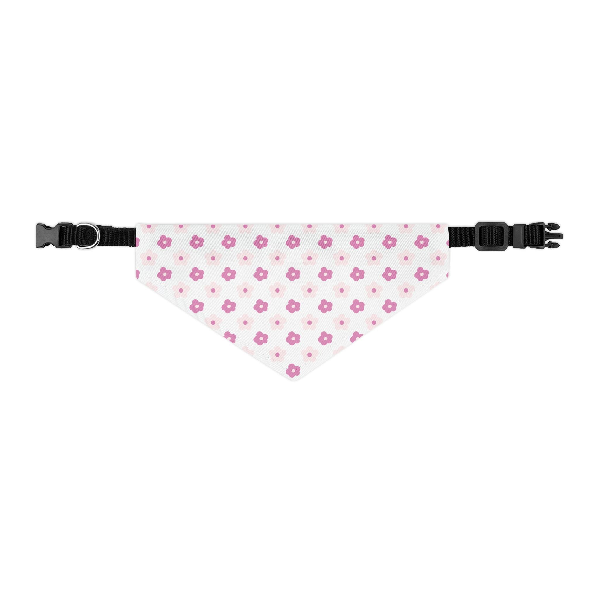 Flower Pattern 1 Pet Bandana Collar for Dogs