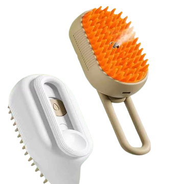 Cat Dog Pet Brush Steam Spray Folding Rotatable Hair Removal Comb