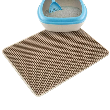 Waterproof Double-Layer Non-Slip Cat Litter Mat – Washable