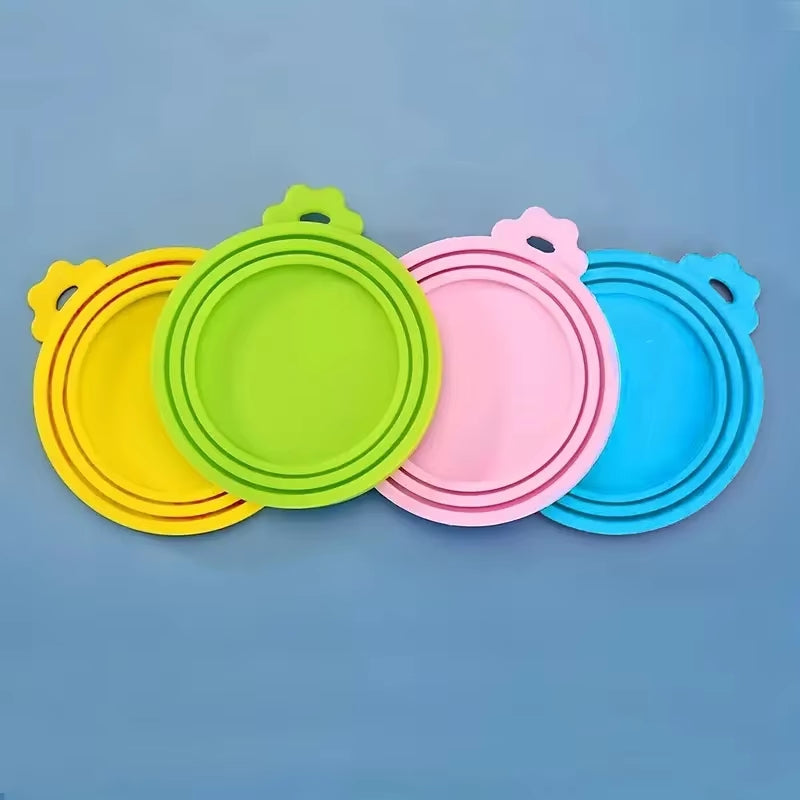 Reusable Silicone Pet Can Lid, BPA-Free, Fits Most Cans