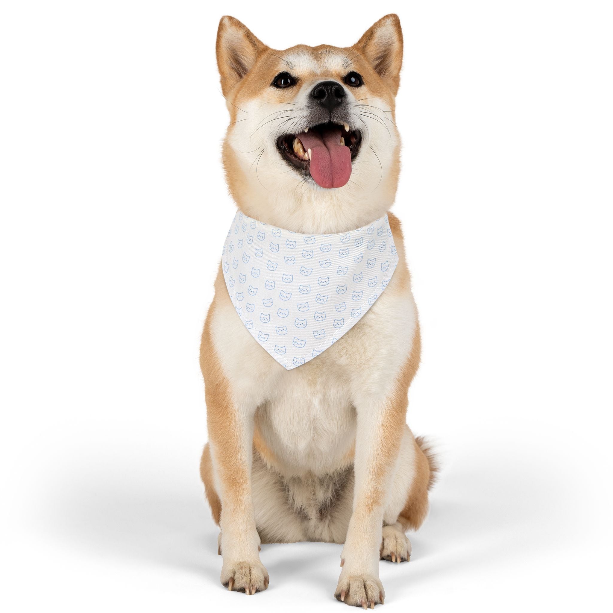Cute Cat Pattern Pet Bandana Collar for Dogs and Cats - Perfect for Pet Lovers