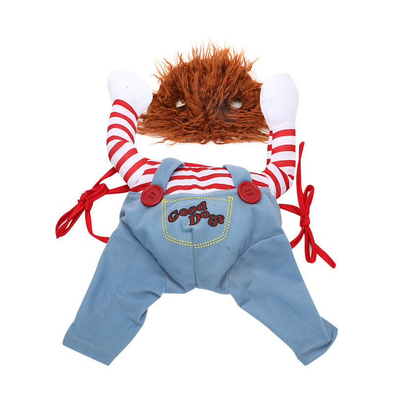 Halloween Dog Costume – Funny Scary Pet Cosplay Outfit