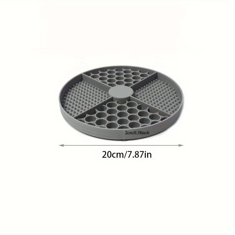 Silicone Dog Feeding Mat with Suction Cup & Anxiety-Relief