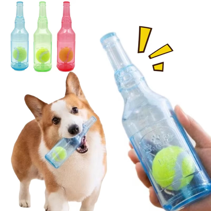 Squeaky TPR Rubber Pet Chew Toy – Durable, Floating, Molar