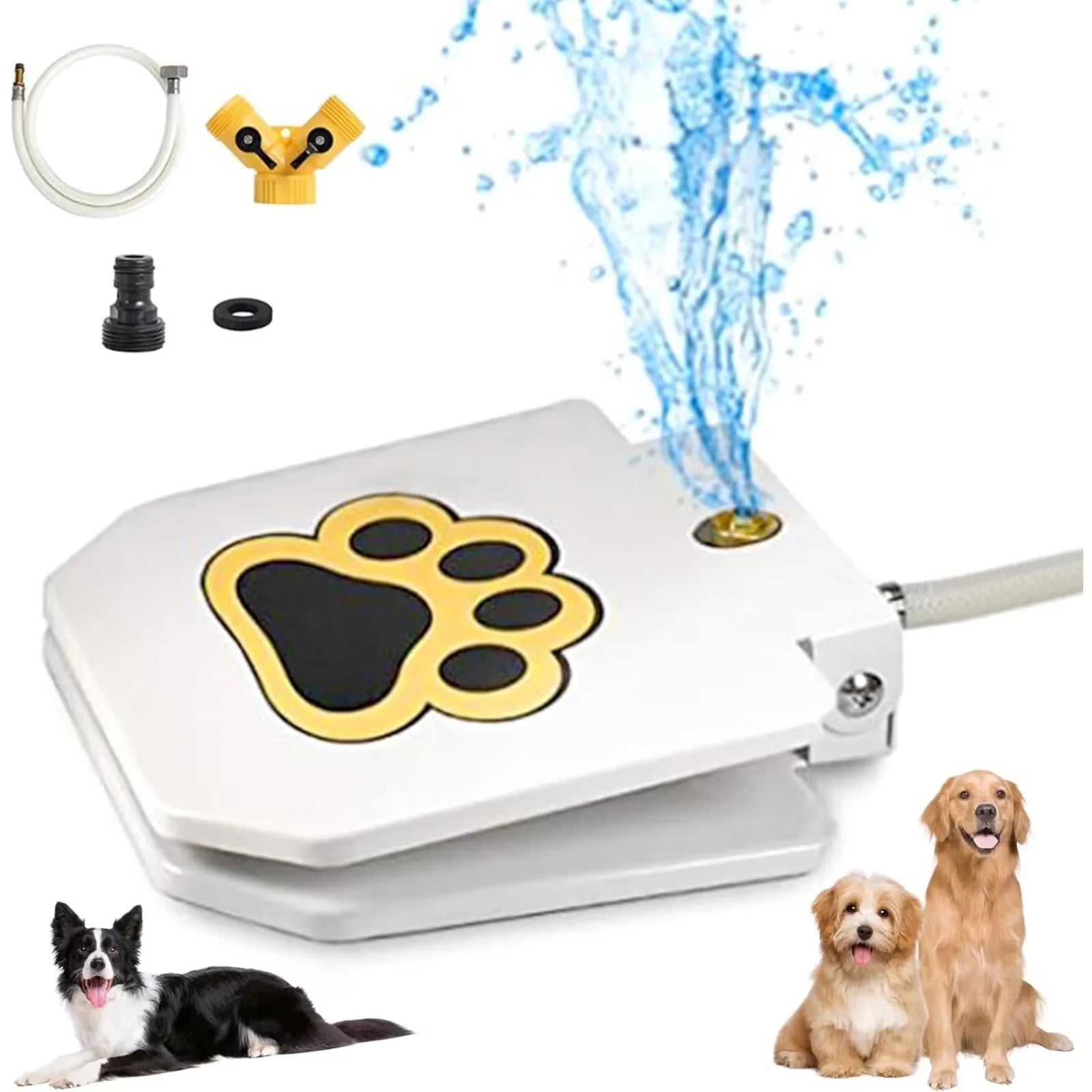 Dog Outdoor Step-On Drinking Fountain