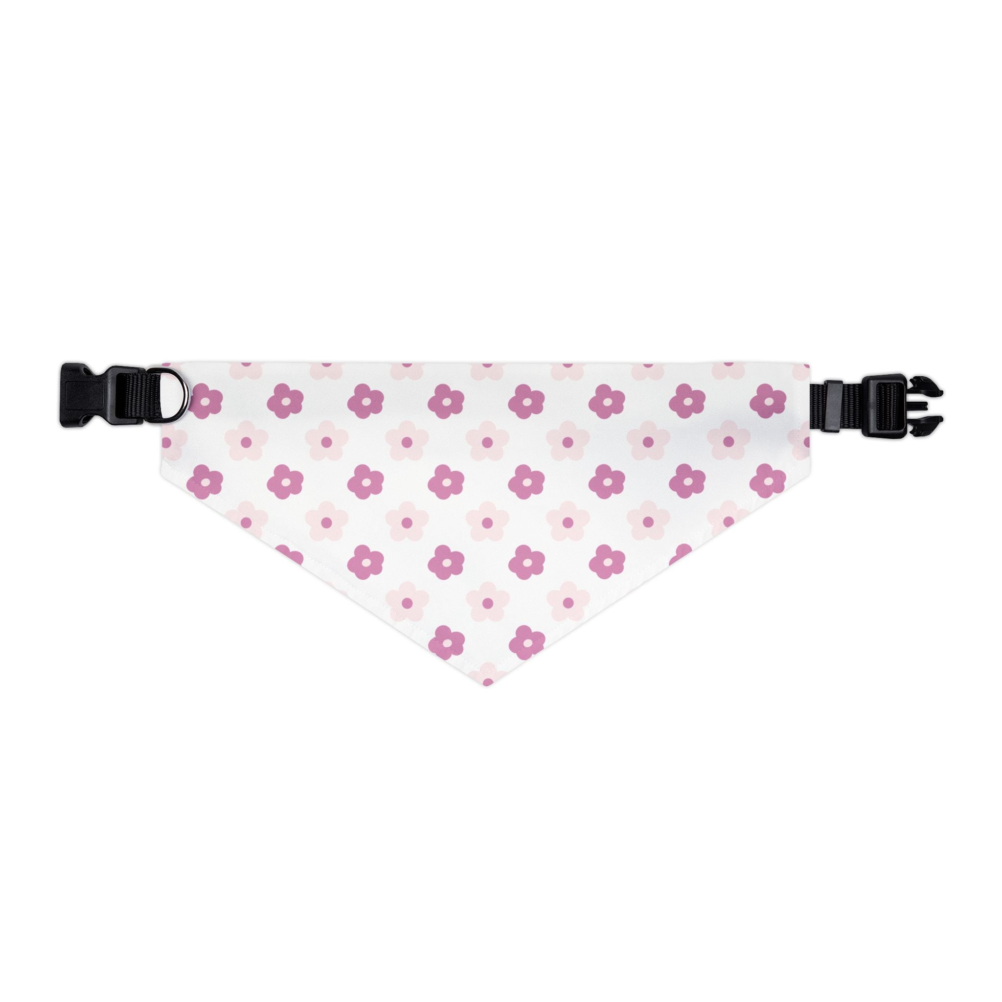 Flower Pattern 1 Pet Bandana Collar for Dogs