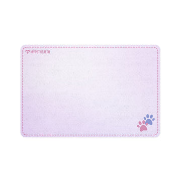 Basic MyPetHealth Litter Mat 1 - Purple 12x18 Durable & Stylish Design