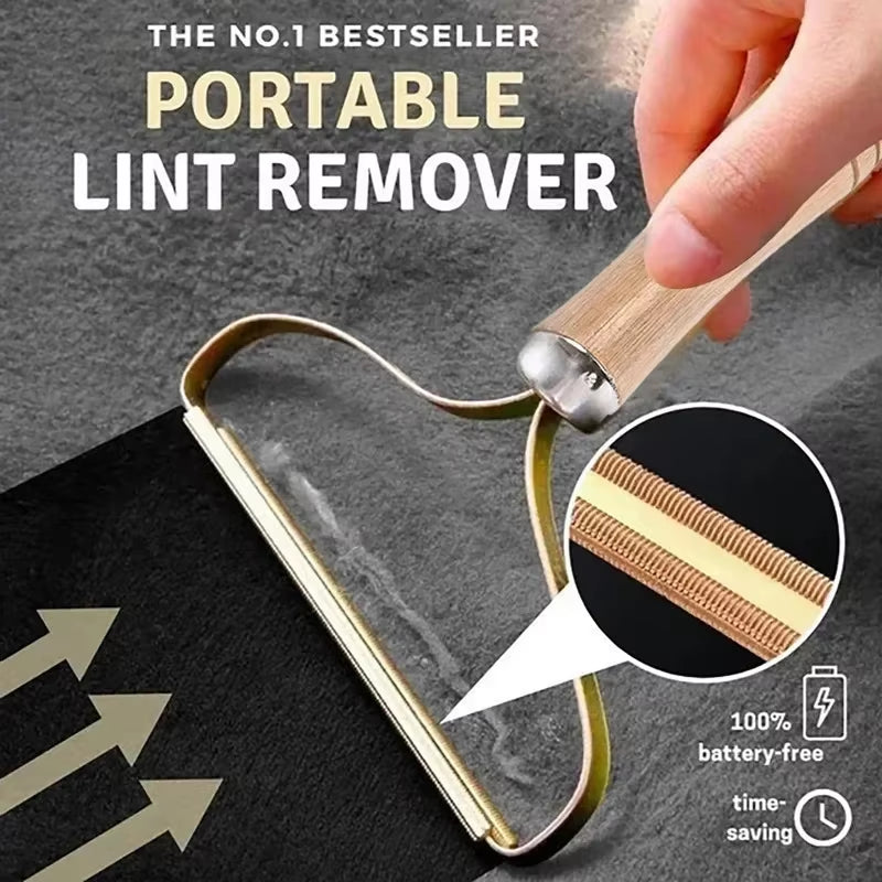 Portable Pet Hair Remover Brush for Dogs, Cats, Clothes & Sofa