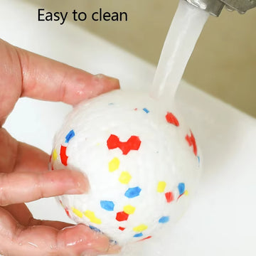 Elastic Bite-Resistant Dog Ball Toy for Small to Large Dogs