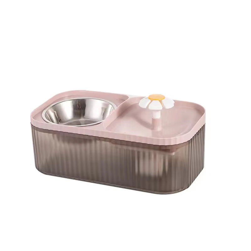 Cat & Dog Automatic Feeder & Water Dispenser, Large Capacity