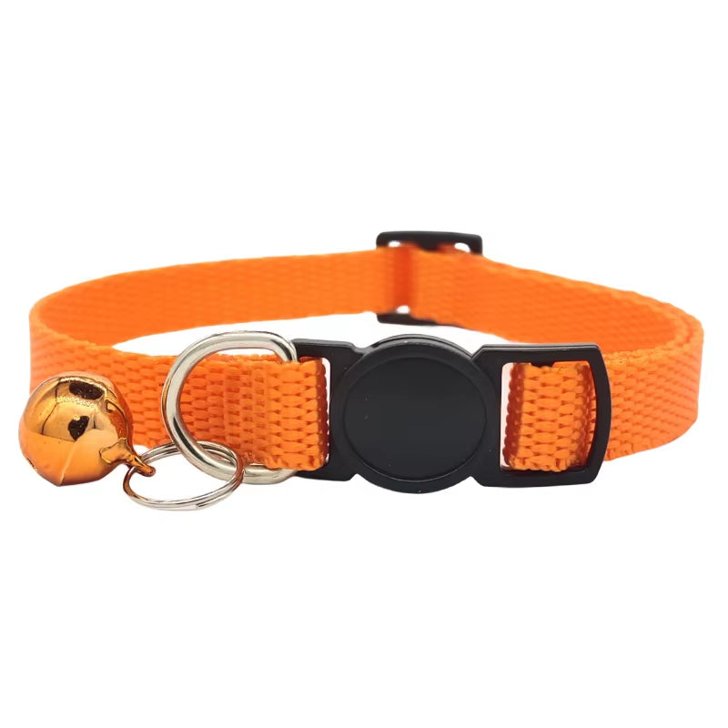 12Pcs Adjustable Pet Collar Set with Bell, Durable & Safe