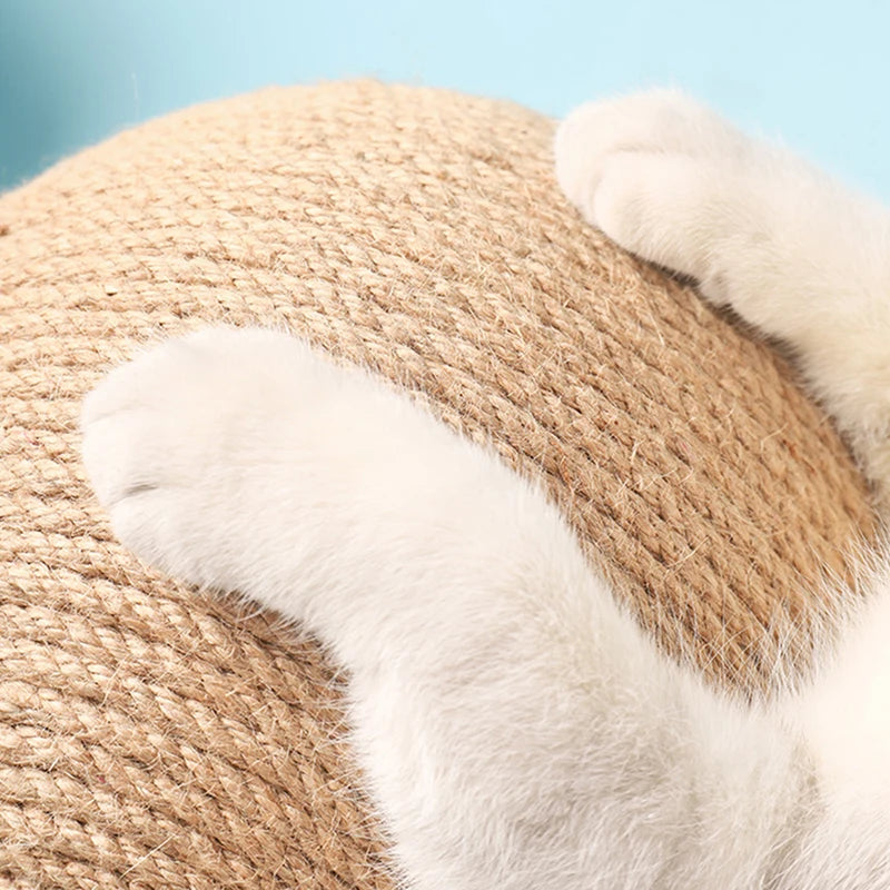 Cat Scratching Ball Toy – Sisal Board, Durable Pet Scratcher