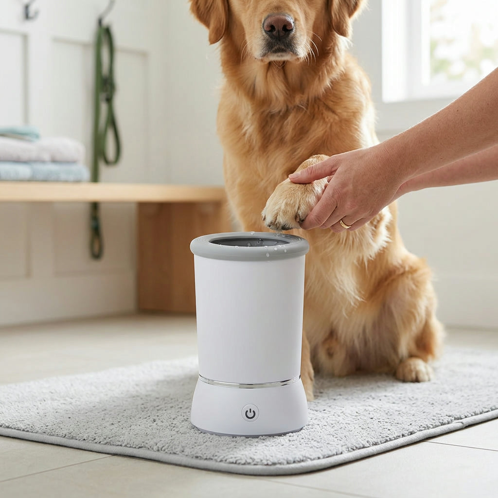 Automatic Electric Dog Paw Cleaner Washer for All Sizes