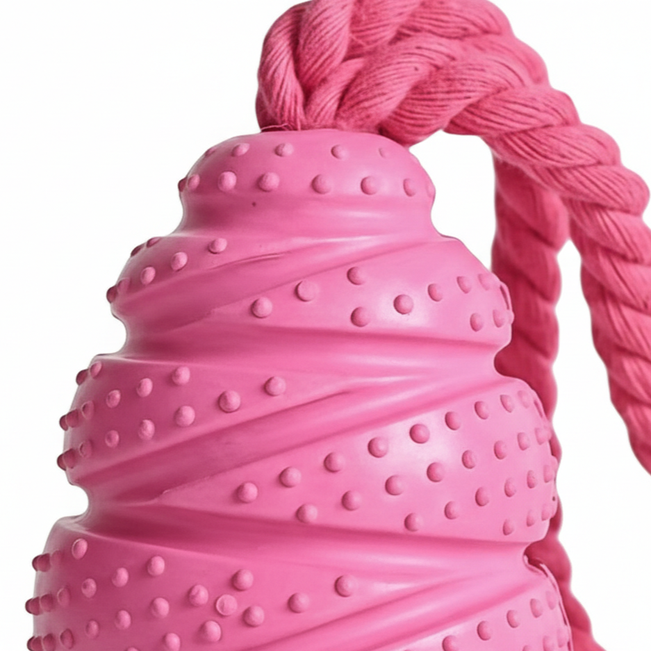 Rubber Dog Chew Toy – Treat Dispensing Puzzle Ball