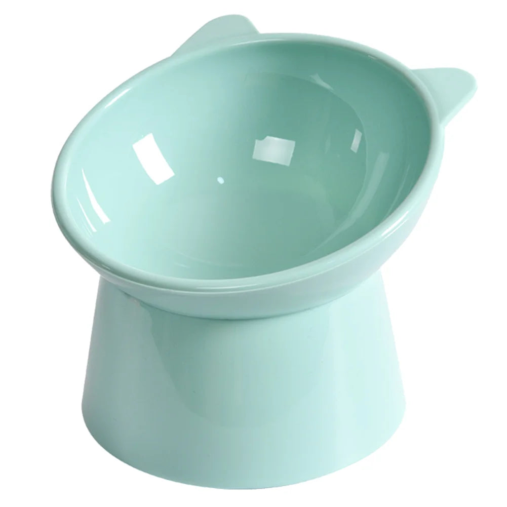 Elevated Tilted Cat Bowl – Anti-Vomit, Ergonomic Feeder