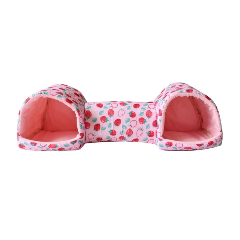 Soft Cave Hideaway Tunnel Bed for Hamsters, Mice & Rabbits