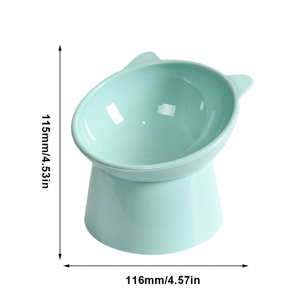 Elevated Tilted Cat Bowl – Anti-Vomit, Ergonomic Feeder