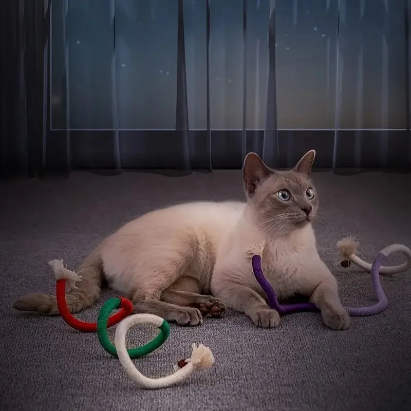 Cat Scratcher Rope – Bite-Resistant, Interactive Teething Toy