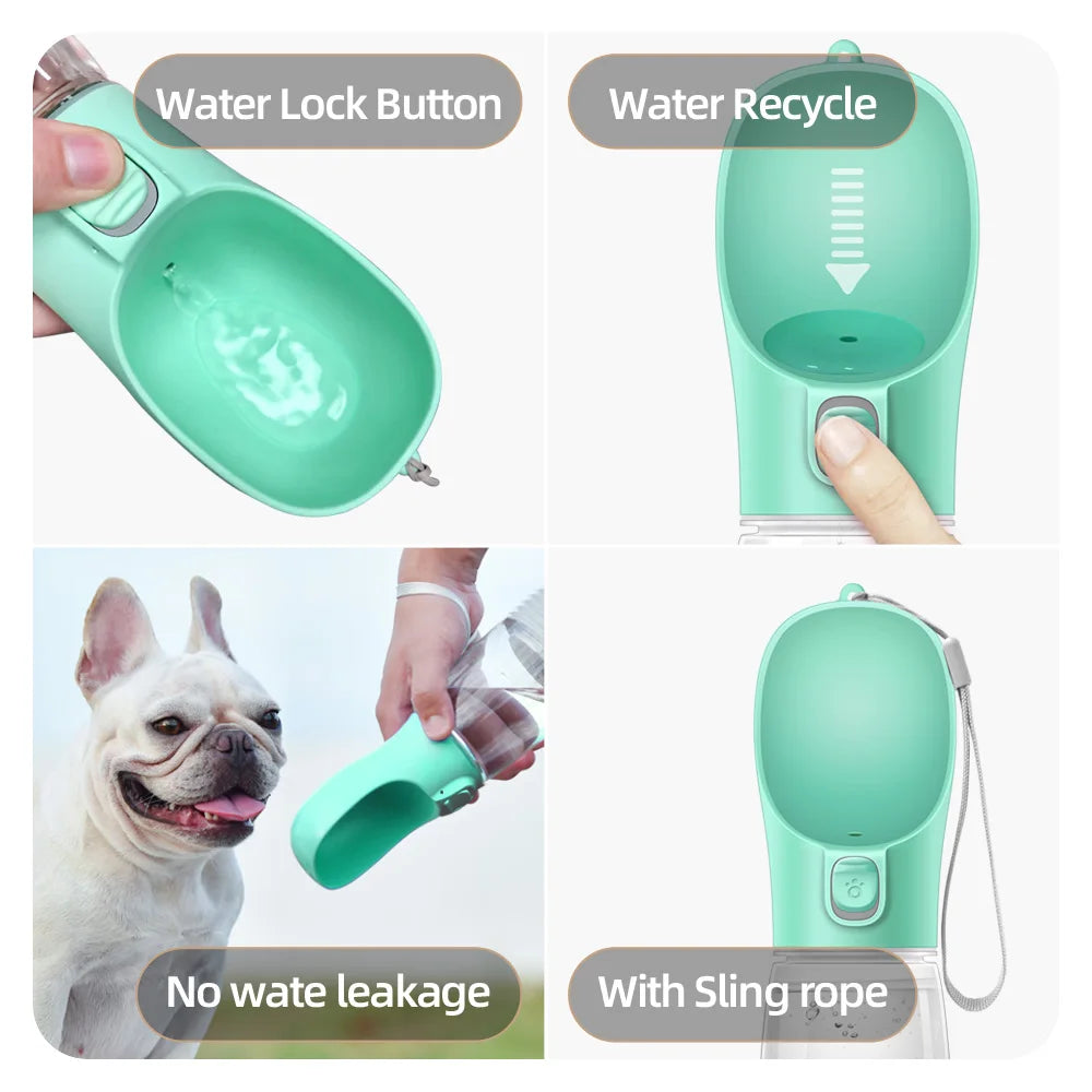 Leakproof Dog Water Bottle for Travel, Pets, Puppy, Cat