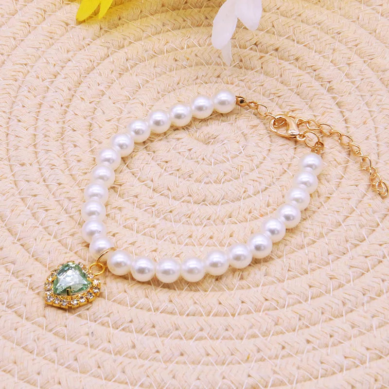 Pet Pearl Collar for Dogs & Cats – Cute Princess Chain