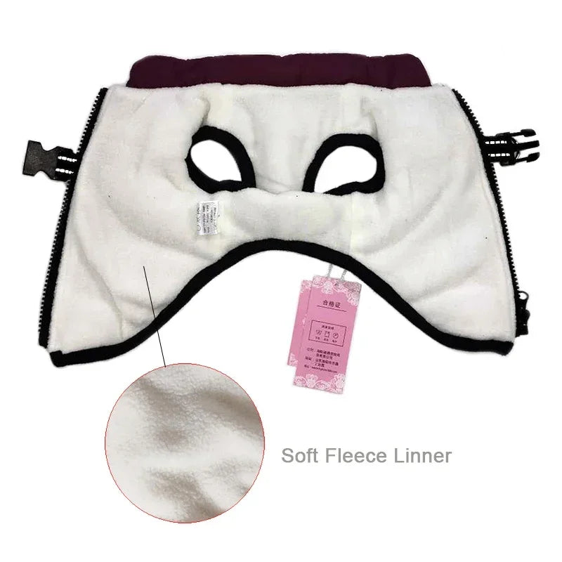Waterproof Winter Dog Jacket Fleece Coat with Harness