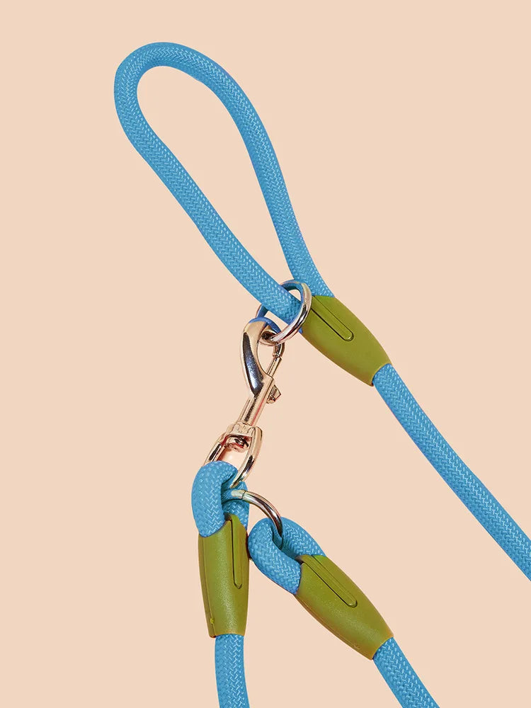 Reflective Nylon Dog Leash Hands-Free for Small Large Pets
