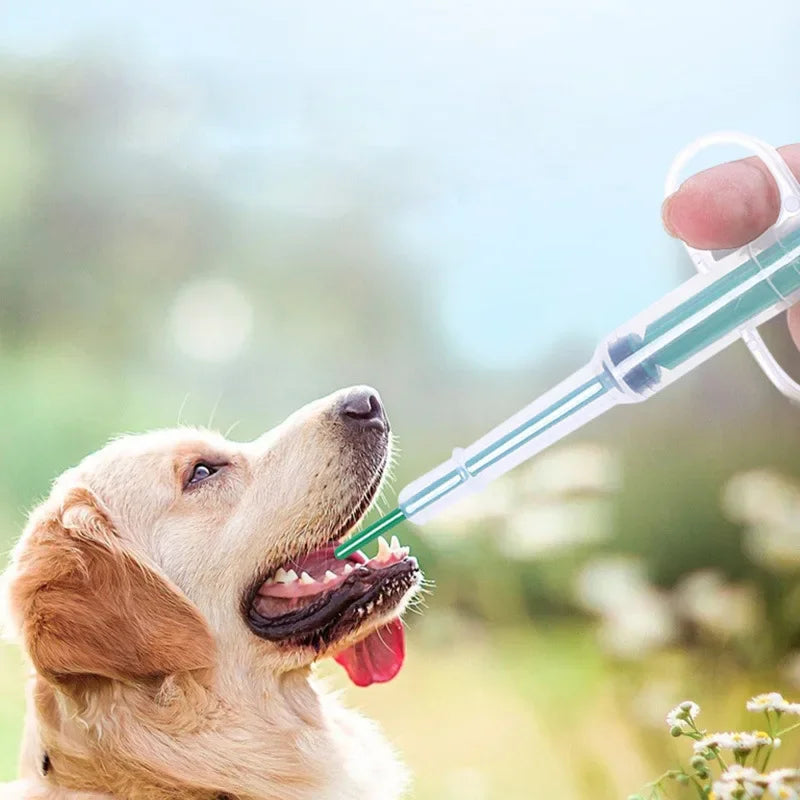 Pet Medicine Feeder Syringe for Cats, Soft Tip, Pill Shooter