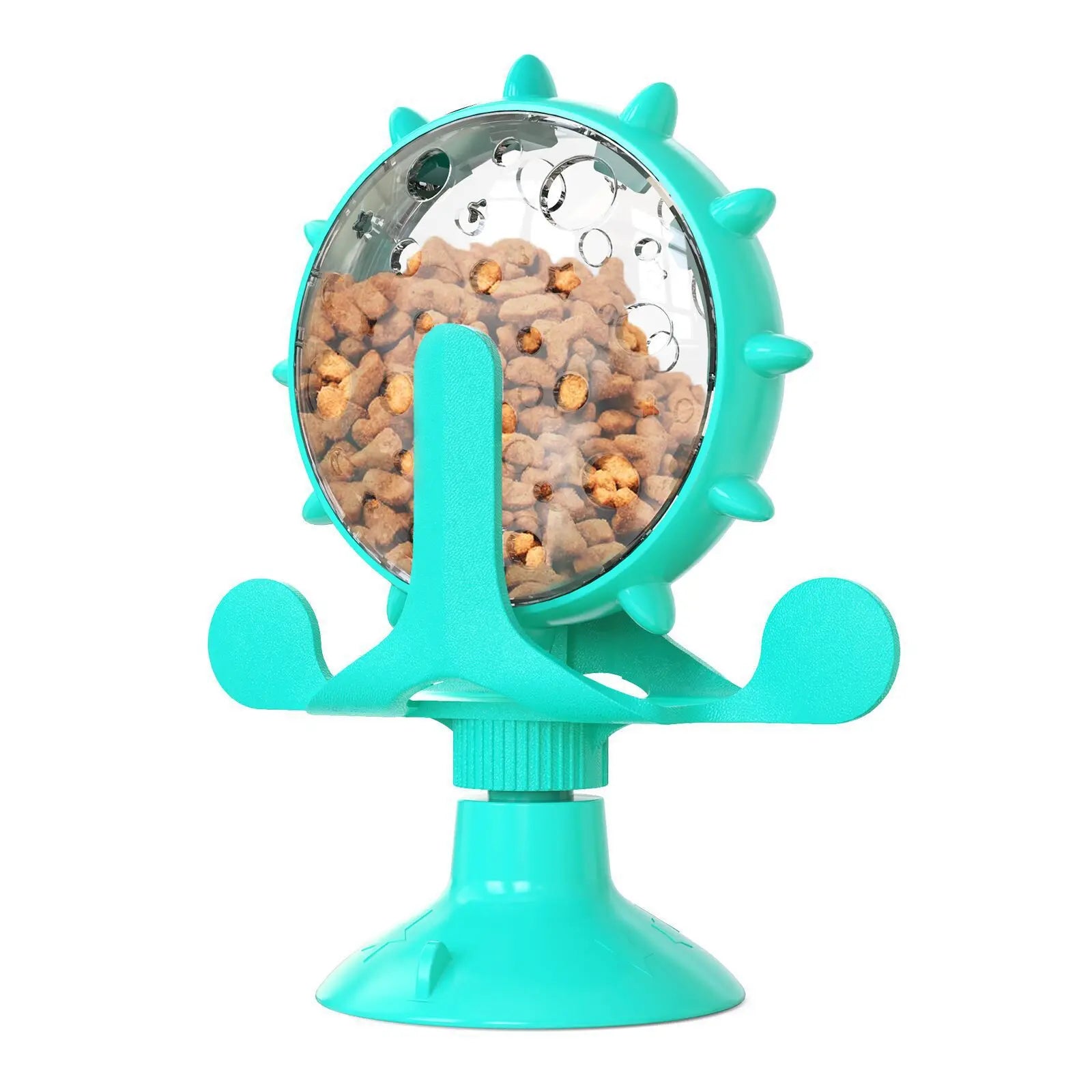 Interactive Pet Feeder Wheel – Slow Food Training Toy for Dogs & Cats