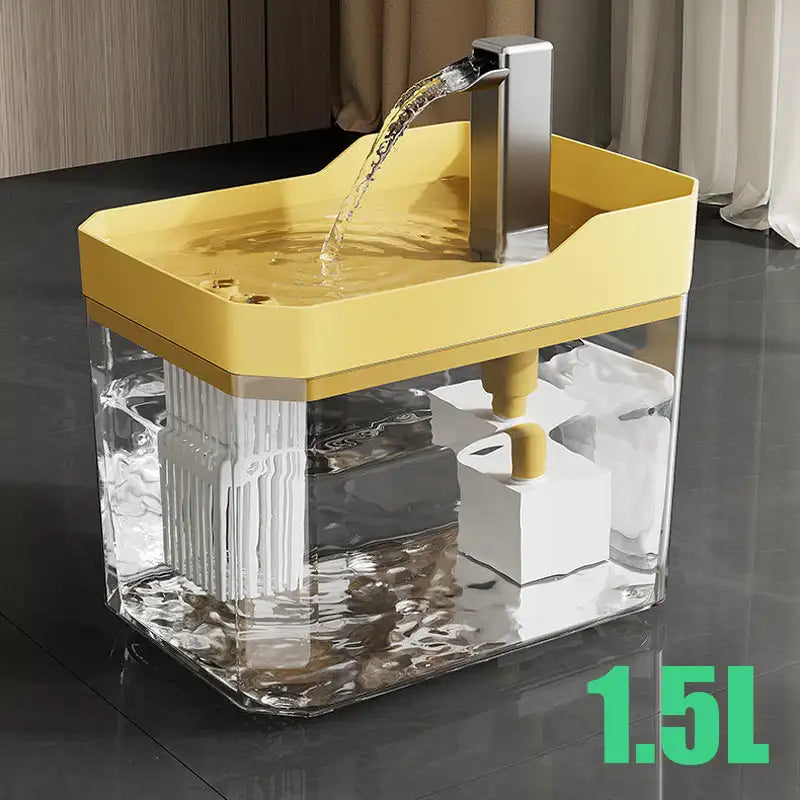 USB Cat Water Fountain 1.5L Quiet Auto Filter Dispenser