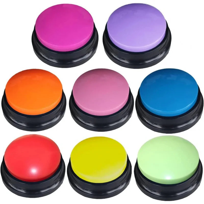 Dog Training Voice Button – 30s Recordable Pet Communication