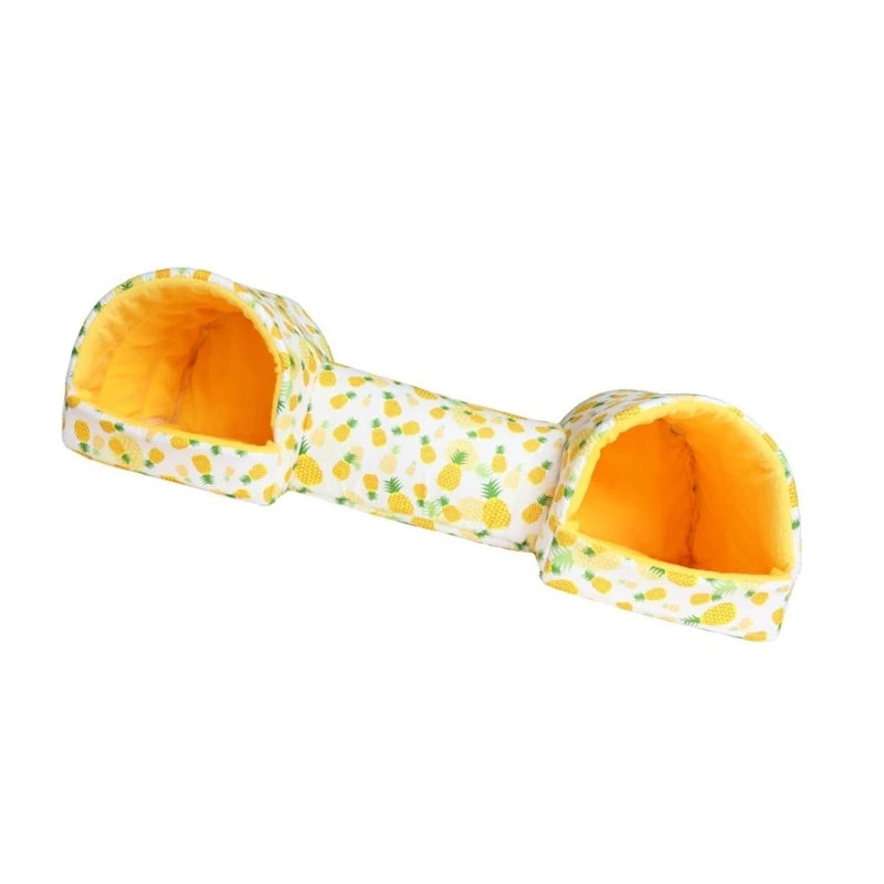 Soft Cave Hideaway Tunnel Bed for Hamsters, Mice & Rabbits