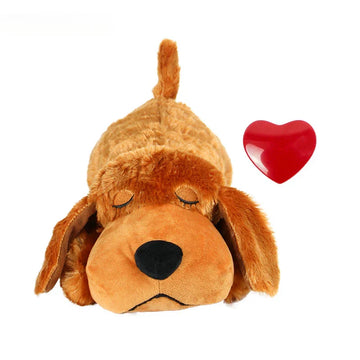 Pet Heartbeat Plush – Calming Dog Toy for Anxiety Relief