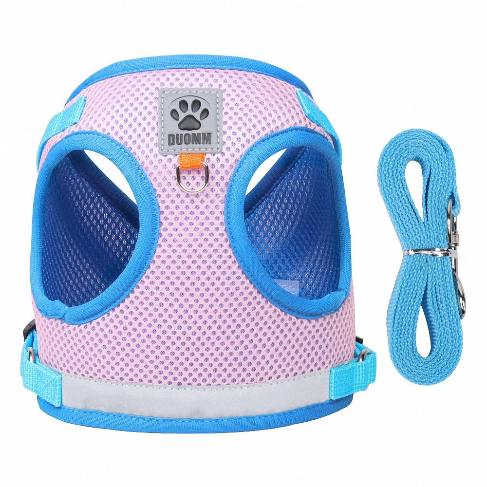 Pet Reflective Harness with Leash