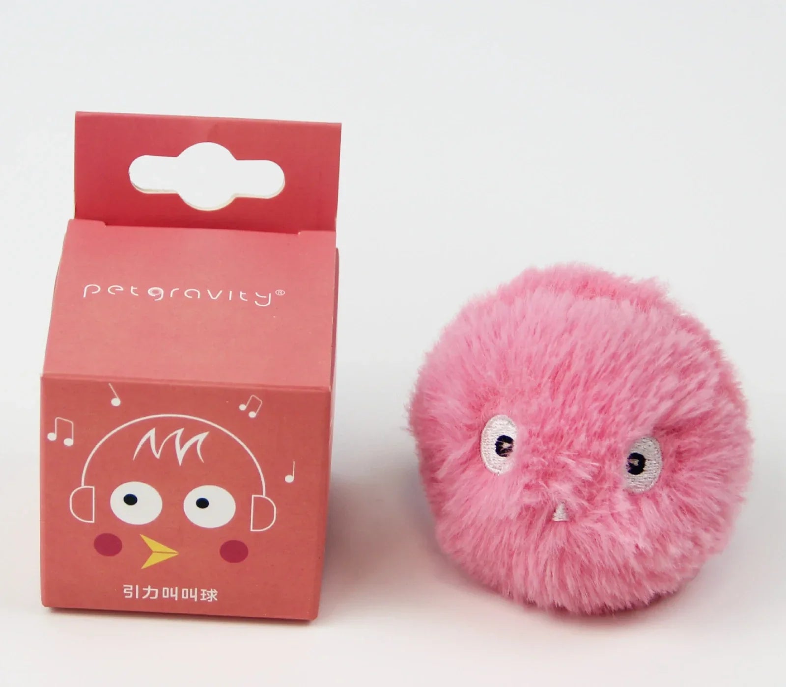 Smart Electric Cat Toy Ball – Plush, Catnip, Squeaky Fun