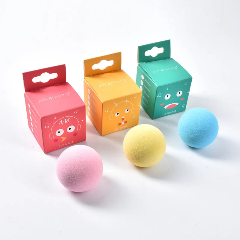 Smart Electric Cat Toy Ball – Plush, Catnip, Squeaky Fun