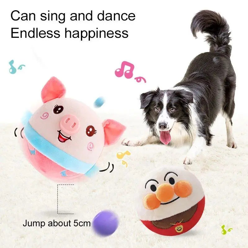 Smart Electric Plush Bouncing Cat Toy – Interactive & Automatic