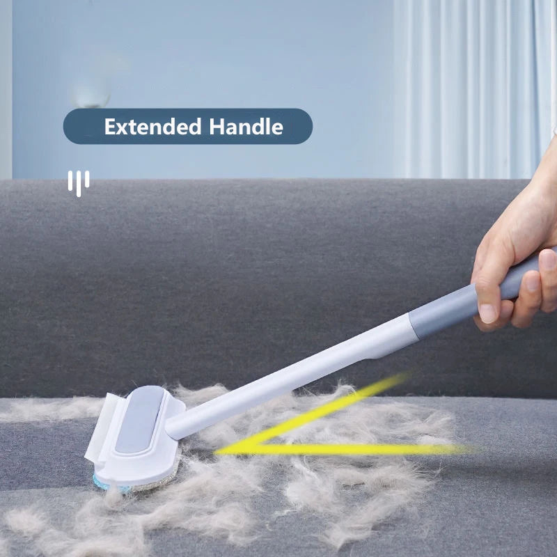 3-in-1 Pet Hair Remover & Window Cleaning Brush for Cats/Dogs