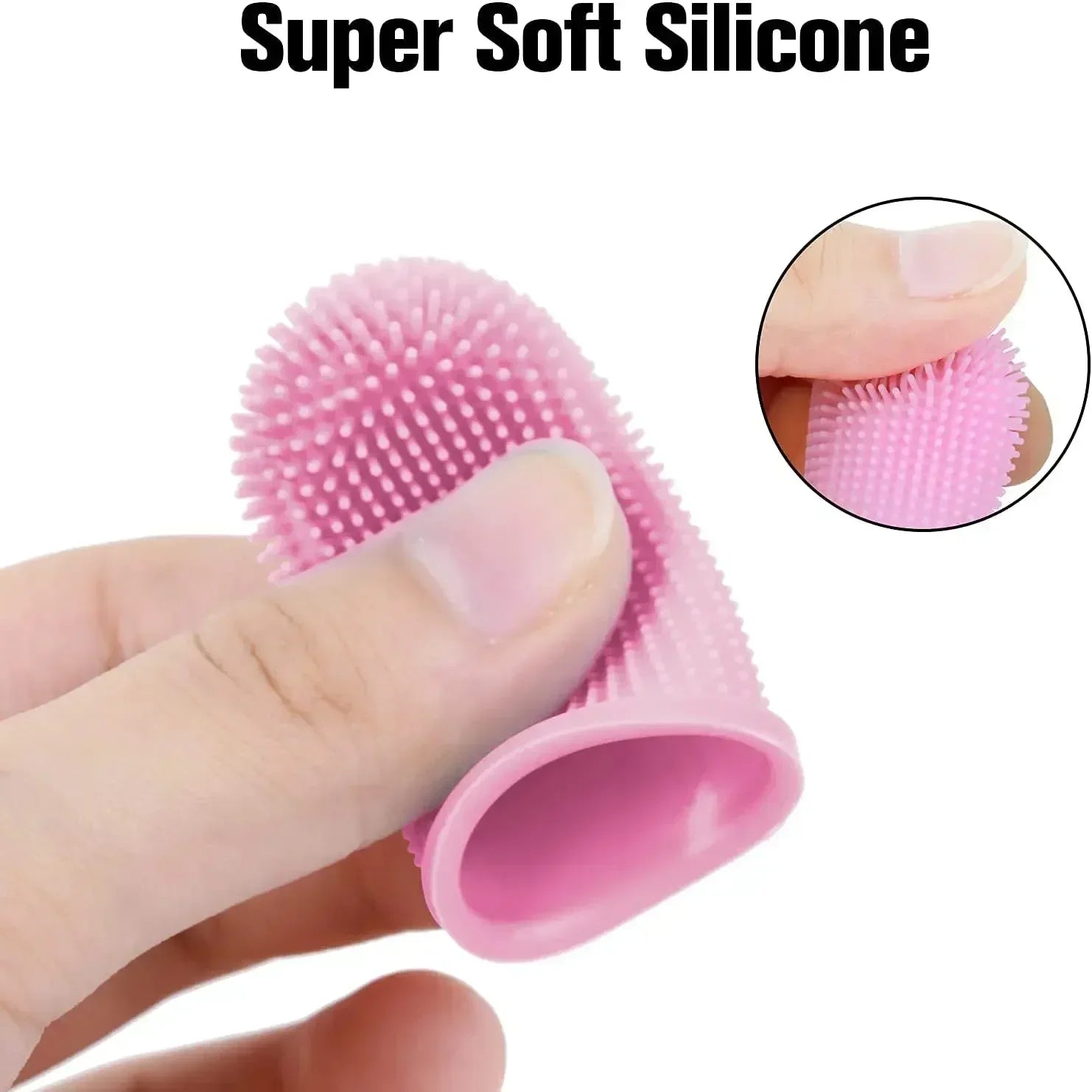 3/1Pcs Pet Finger Toothbrush for Cats & Small Dogs Teeth
