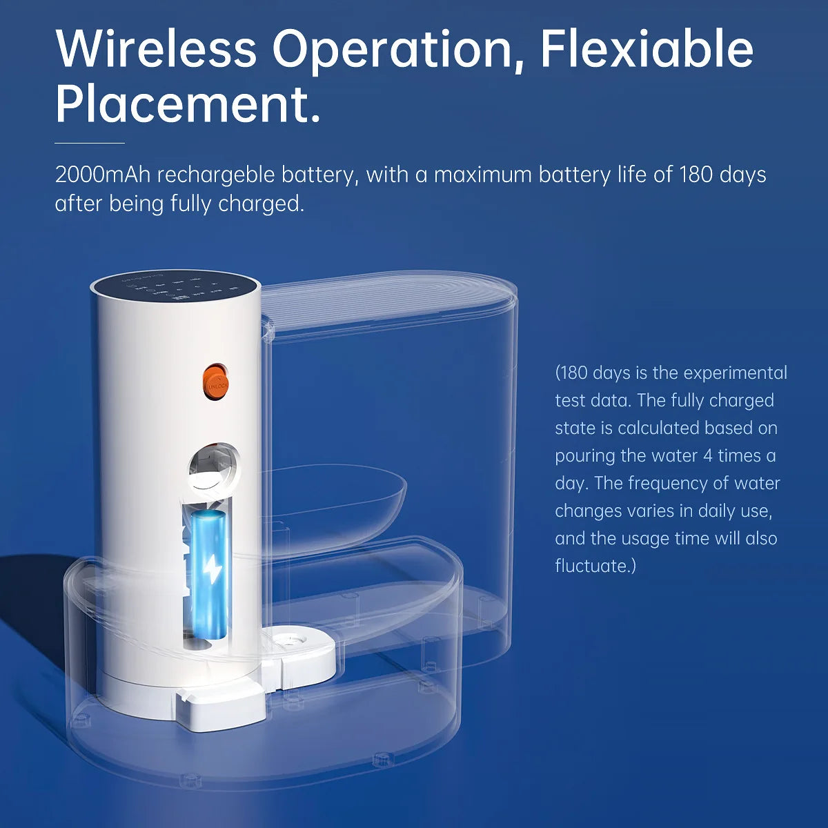 3L Wireless Automatic Pet Water Feeder - Smart & Timed