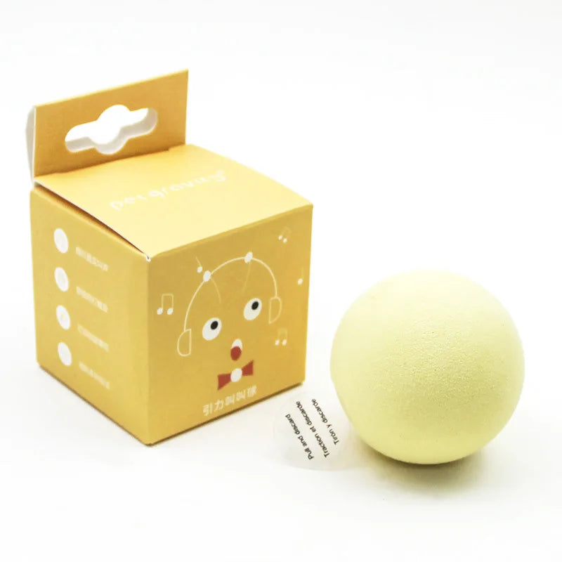 Smart Electric Cat Toy Ball – Plush, Catnip, Squeaky Fun