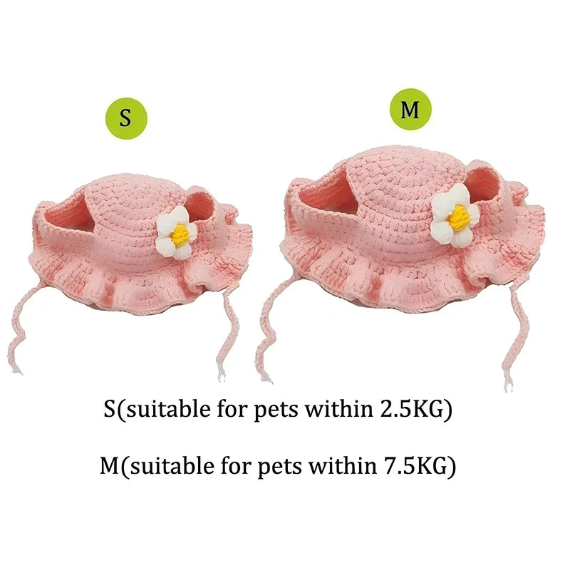Handmade Cat Hat – Knit Pet Cap for Photo Shoots & Parties