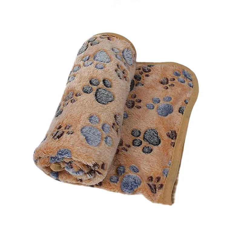 Soft Cartoon Pet Blanket – Warm, Fluffy & Cozy Mat