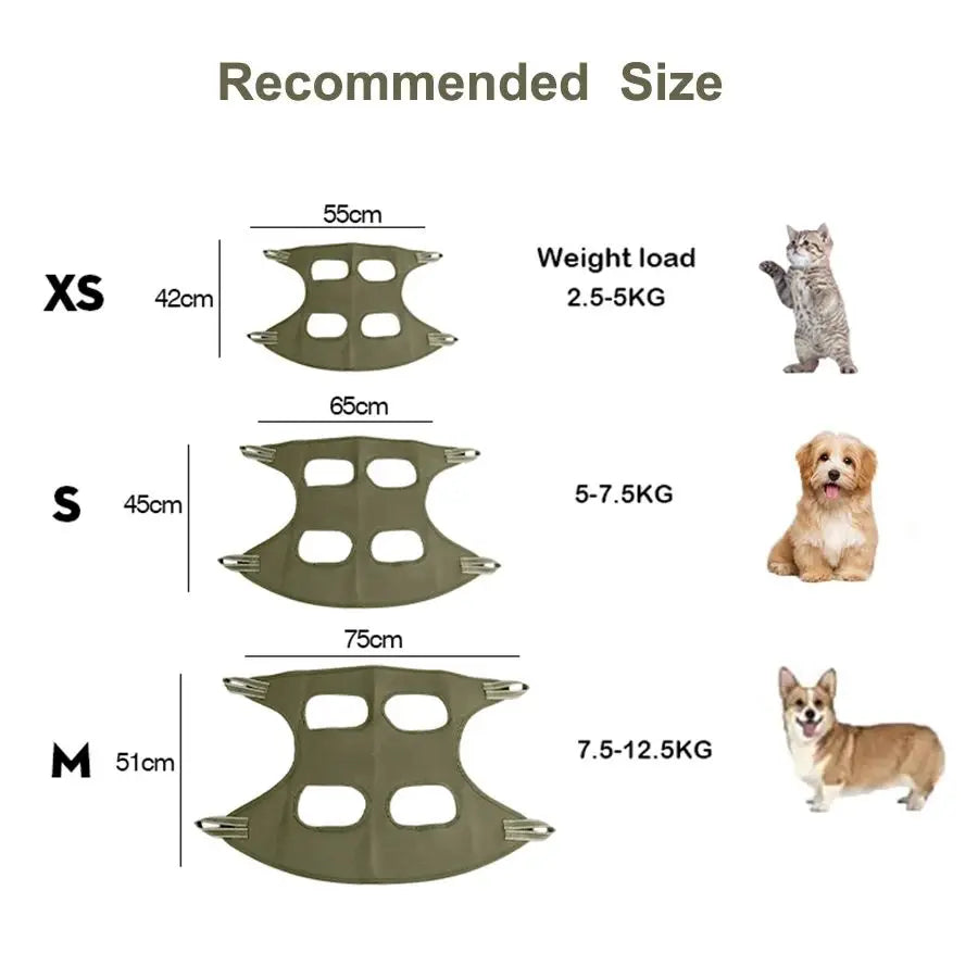 Cat Grooming & Nail Cutting Restraint Bag – Anti-Scratch