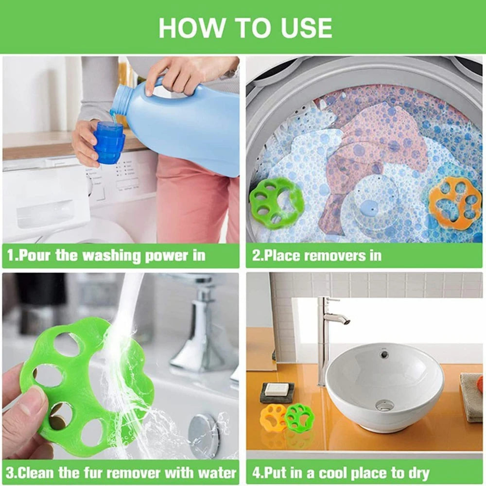 Reusable Pet Hair Remover for Laundry – Dog & Cat Lint Trap