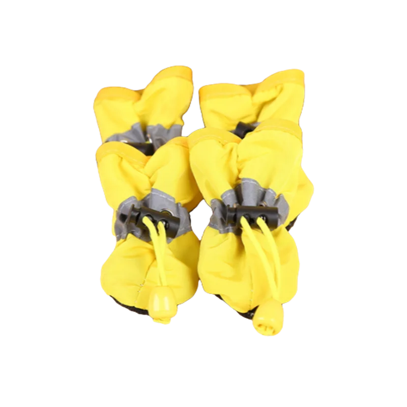 4Pcs Waterproof Anti-Slip Dog Shoes – Rain Boots for Pets