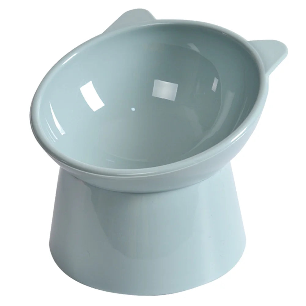 Elevated Tilted Cat Bowl – Anti-Vomit, Ergonomic Feeder