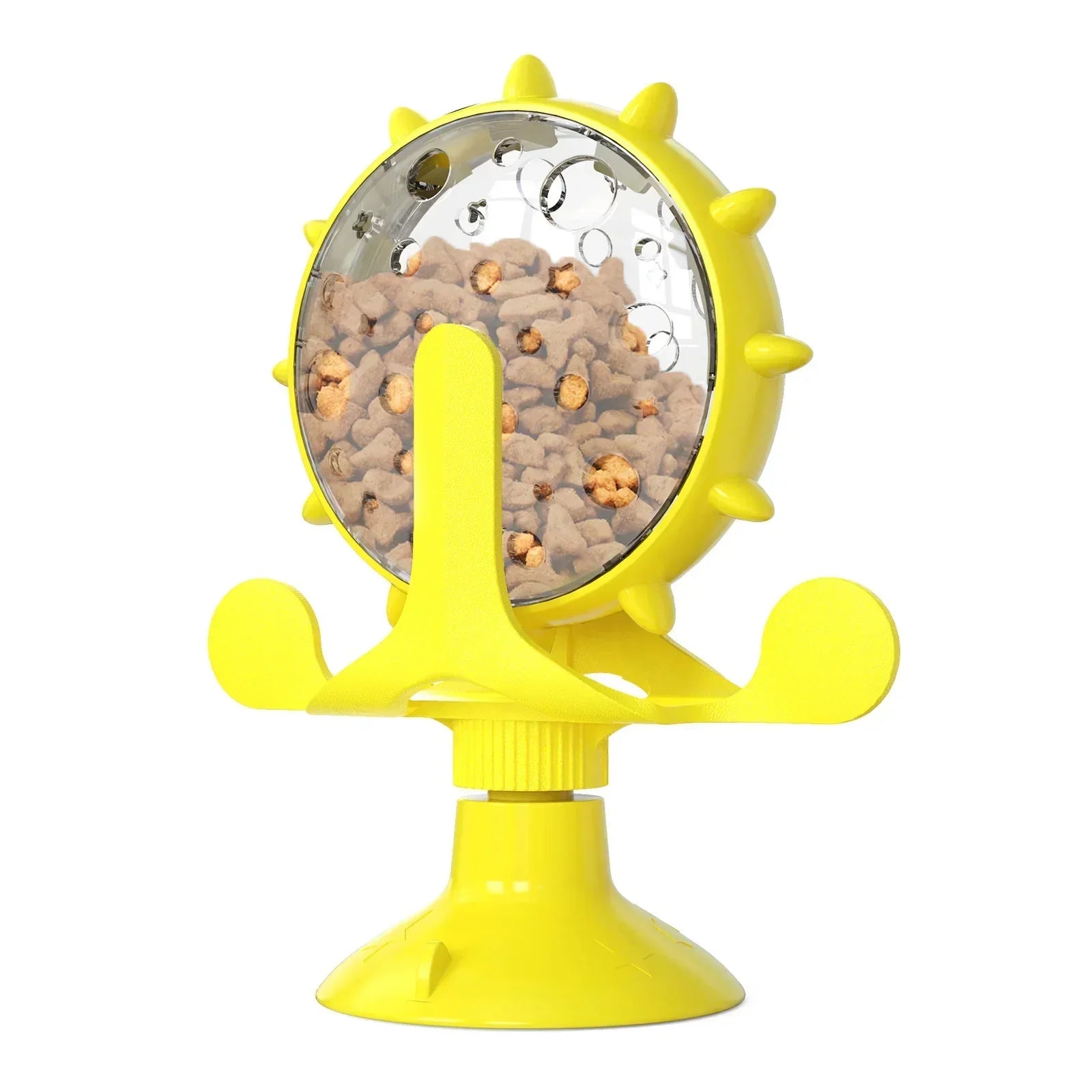 Interactive Pet Feeder Wheel – Slow Food Training Toy for Dogs & Cats
